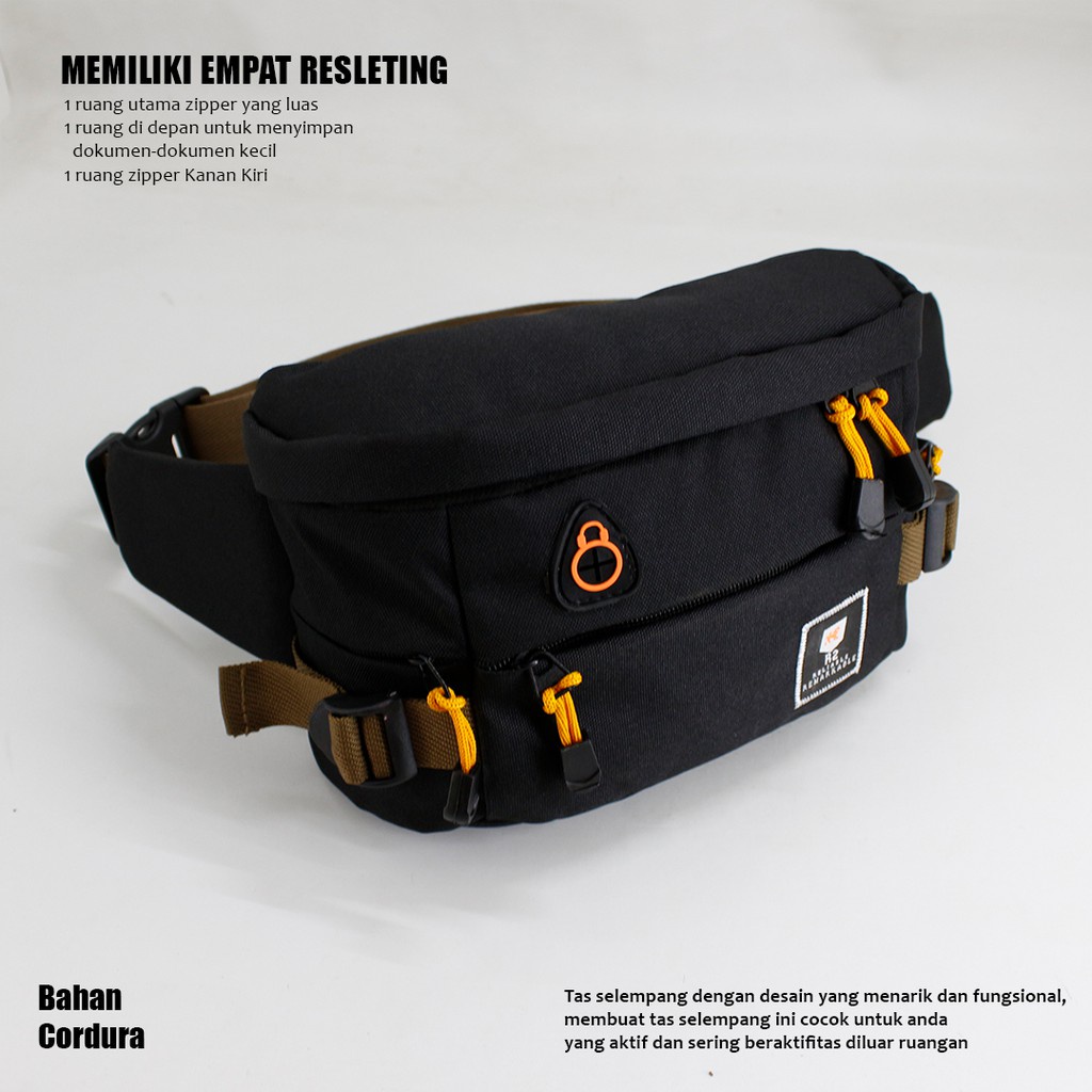 Best Men's Bag// Men's Waist Bag R2 006/plain Unisex Waistbag